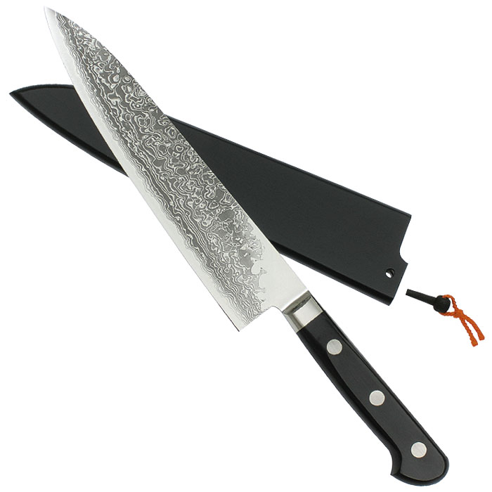 Нож Шеф с чехлом 21 см Takamura Hocho TM-04/DT