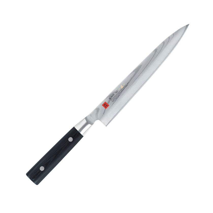 Нож кухонный Янагиба 24 см KASUMI Damascus 95024