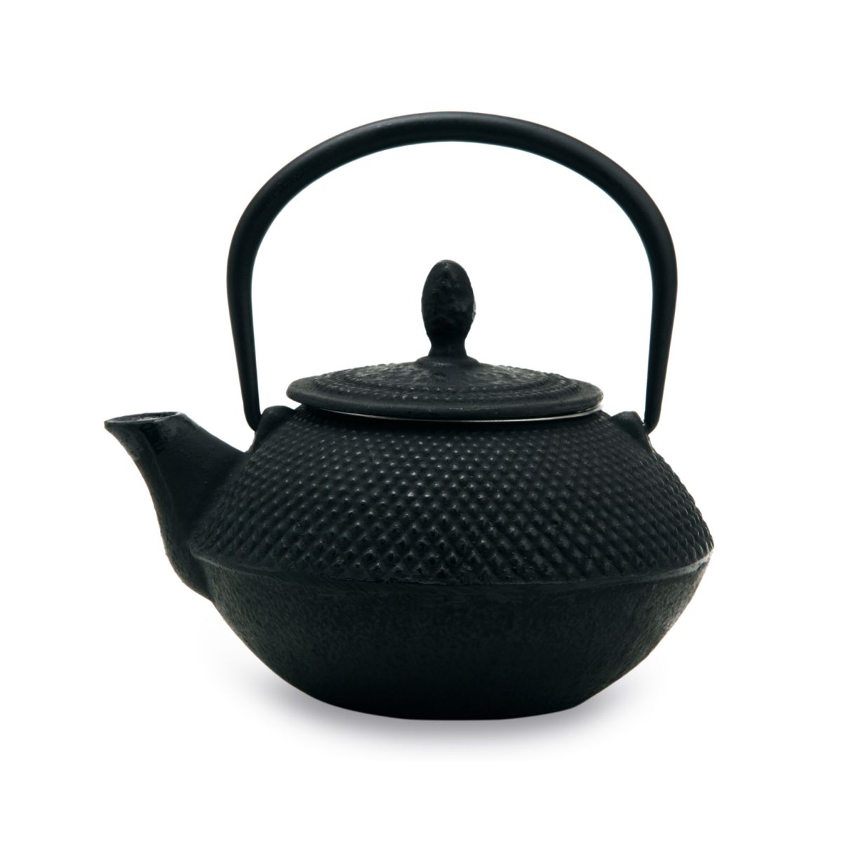 Чугунный чайник чёрный A2329-0.45L/Black