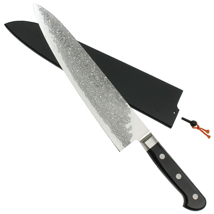 Нож Шеф с чехлом 27 см Takamura Hocho TM-02/DT